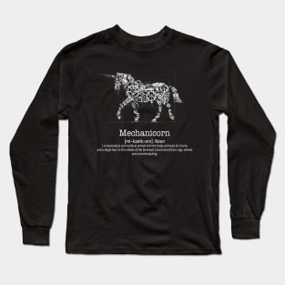 Mechanicorn - The Original Steampunk Unicorn Shirt Long Sleeve T-Shirt